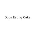 Dogs Eating Cake