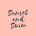 Sunset And Swim